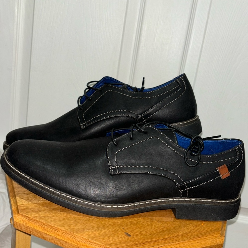 VARESE William Black Memory Foam insole men’s dress shoe